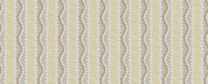 Agata Fabric – Rustic Stripe Linen Blend, Beige, Taupe / Tan