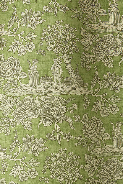 Cecelia Toile Fabric, Green