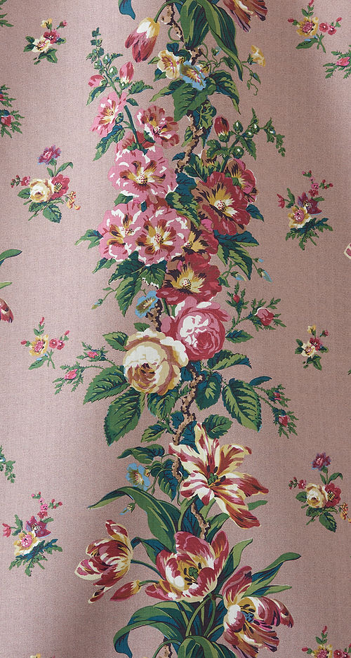 Mansfield Fabric – Historic Floral Linen