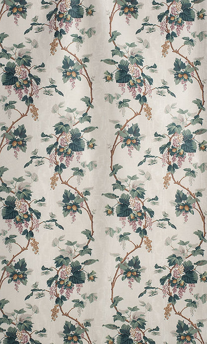 Nuts & Berries Fabric – 100% Cotton Chintz, Pink