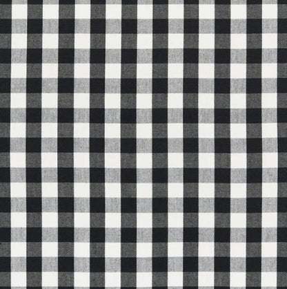 Elton Cotton Check Fabric – Small-Scale 100% Cotton, black
Elton Cotton Check Fabric