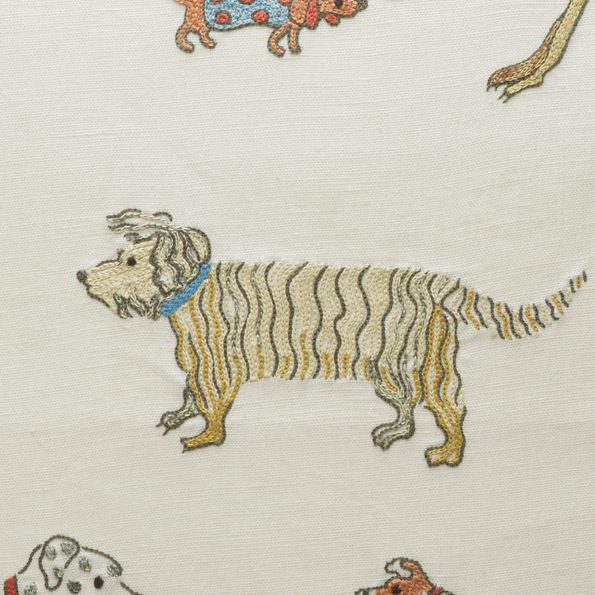 Dogs on Parade - Embroidered Cushion