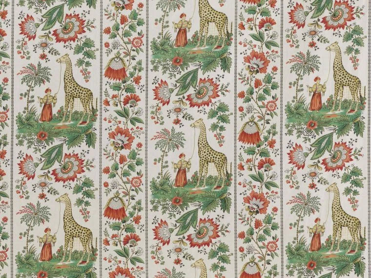 Ismaelia Printed Cotton – Brique Vert