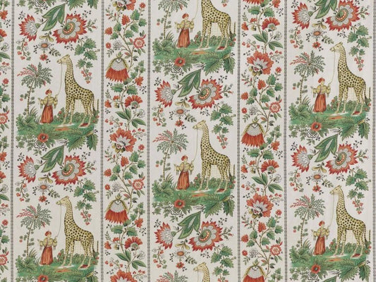 Ismaelia Printed Cotton – Brique Vert