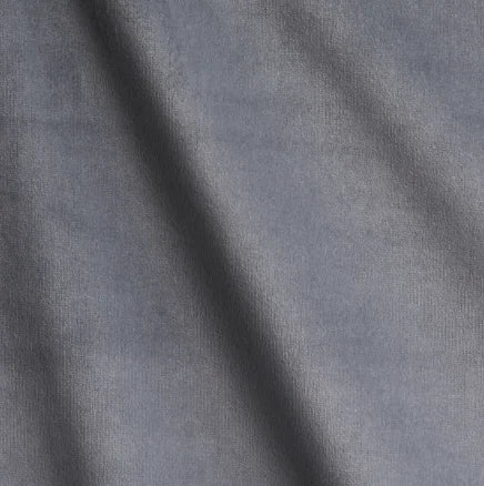 Close-up of gray fabric with visible texture
Gainsborough Velvet Fabric