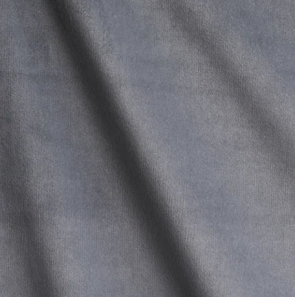 Close-up of gray fabric with visible texture
Gainsborough Velvet Fabric