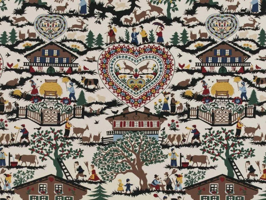 Montana Printed Cotton – Écru