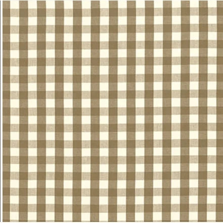 Elton Cotton Check Fabric – Small-Scale 100% Cotton, mocha
Elton Cotton Check Fabric