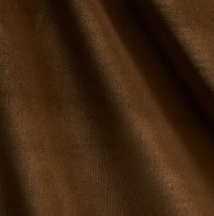 Close-up of brown fabric with a soft texture
Gainsborough Velvet Fabric