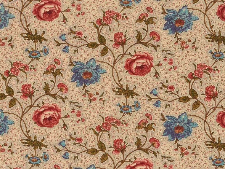 Seine Port Printed Cotton – Rouge, Rouge